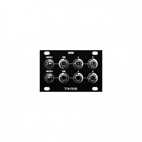 ซื้อ TAKAAB 2NON 1U Passive Dual ON-OFF-ON Switch (Black, Pre Assembled, 12hp) ออนไลน์